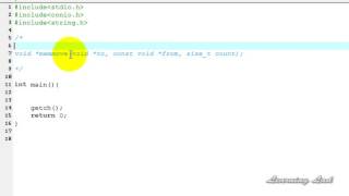 91- C Programming language video Tutorials for Beginner's-memmove() Function