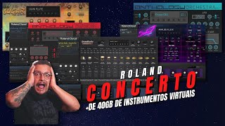 😱 Roland Concerto - Mais de 40GB de Instrumentos Virtuais GRÁTIS