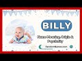 Billy - Baby Boy Name Meaning, Origin & Popularity - RandomNames.com