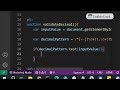 Decimal Validation in JavaScript | JavaScript Tutorial