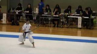 スーパーリンペイ　国体二次予選少年女子形　Supaｒinpei　Karate Kata