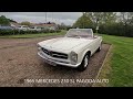 1965 MERCEDES 230 SL PAGODA AUTO