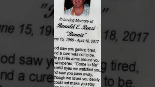 My uncle‘s obituary card