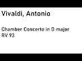 A. Vivaldi: Concerto in D Major, RV 93 for Lute (Score video)