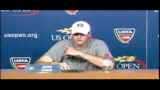 2009 US Open Press Conferences: John Isner (First Round)