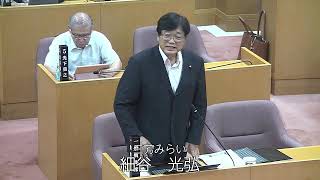 令和6年第3回三芳町議会定例会第2号-1（8月30日）一般質問　細谷　光弘議員