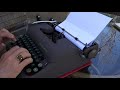 1952 smith corona sterling typewriter demo