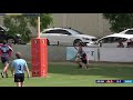 massive hit at australia 7s school boy match sam farrar battle of the border 7s big rugby hits