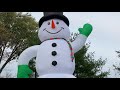 new for 2021 christmas inflatable colossal 20ft snowman 4k