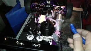 New motor break in on my redcat racing nitro shockwave rc .18 turbo with extras