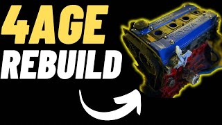 Rebuilding a 4AGE in an Ae92 Toyota Corolla | Blew up my engine!