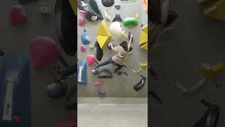 掴み方がわからないホールド課題1級 #shorts #bouldering #ボルダリング女子