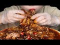 Eating braised fat​ Intestin spicy food mukbang asmr