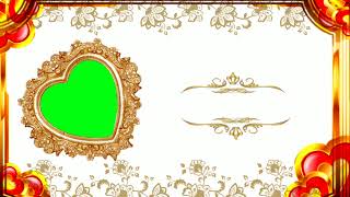 Happy marriage day background template effect green screen video||kinemaster editing video