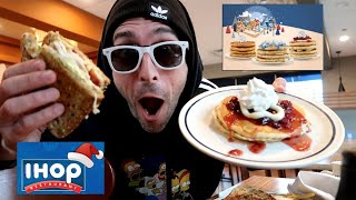 IHOP - Winter Wonderland Cranberry Vanilla Pancakes & Turkey Sandwich HOLIDAY  M