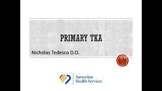 Tedesco - Primary TKA