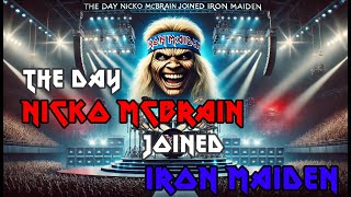 The day NICKO McBRAIN joined IRON MAIDEN #IronMaiden #Rockhistory #NWOBHM