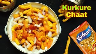 Kurkure Chaat | Kurkure Bhel | Easy Chakhna Recipe | 2 min Recipe | Chatpata Snack | Chaat Recipe