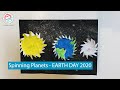 Spinning Planets DIY for Earth Day with 2monkeysandme