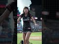 噴射乾冰嚇到lan籃籃 不知道狀況 台湾チアリーデ 樂天女孩 rakutengirls 240912