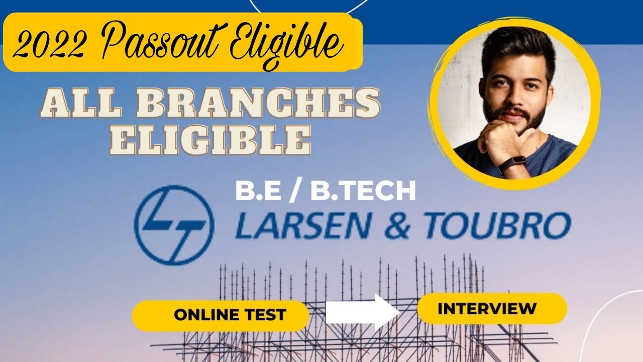 L&T Recruitment For B.E/B.Tech. | All Branches Eligible | # ...