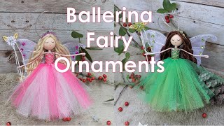 DIY Pink and Green Ballerina Fairy Ornaments | How to Make Fairy Dolls | Huong Harmon