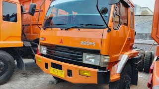 HEAD SASIS TRUK MITSUBISHI FUSO DIJUAL FN 527 ML TRONTON (10 BAN) 6X4 TAHUN 2017