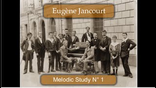 Jancourt, Eugène: 26 Melodic Studies, N° 1