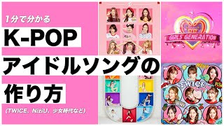 1分で分かるK-POPアイドルソングの作り方 (TwiceやNiziU、少女時代など)