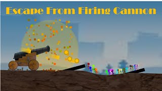 marble race : Escape From Cannon's Bomb - Survival Marble Race in Algodoo