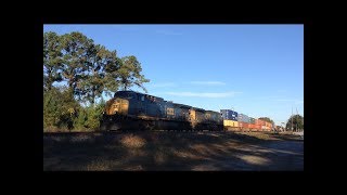 CSX Q037-24 heads through North Charleston, SC