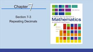 RNS Section 7-3 -- Repeating Decimals