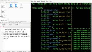 Use Radare2 to inspect a suspicious executable file (malware).