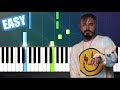 J. Balvin, Willy William - Mi Gente - EASY Piano Tutorial by PlutaX