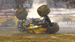 Monster Jam Freestyle in Baltimore 6/8/13. Grinder, Grave Digger \u0026 MaxD