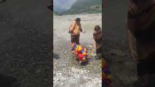 Kali Gandaki River Nepal. Discovery of Shaligram Maharaj