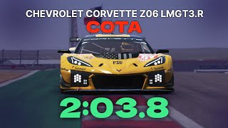 COTA 2:03.8 - Chevrolet Corvette Z06 LMGT3.R | Le Mans Ultimate