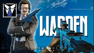 WARDEN GAMEPLAY: The Glaz Counter (Rainbow Six Siege)