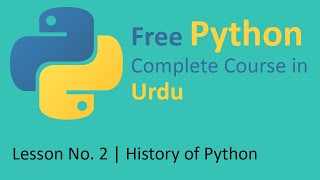 Lesson No. 2 | Python | History of Python