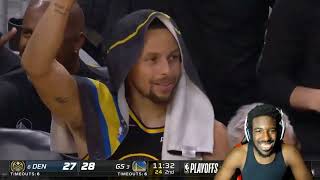 Steph On The BENCH!!! "#6 NUGGETS at #3 WARRIORS| FULL GAME HIGHLIGHTS | April 16, 2022" REACTION!