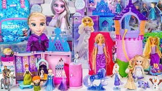 Disney Frozen Toys Collection Unboxing ASMR | Mattel Disney Princess Rapunzel Tower Toy Review