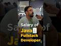 🔥Salary of Java Full Stack Developer #shorts  #simplilearn