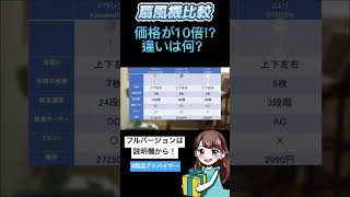 【切り抜き】リビングファンのおすすめは...【価格が10倍違うアイテムを比較】#shorts