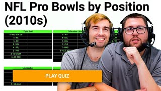 Can we name EVERY pro bowl leader by position (2010s)?