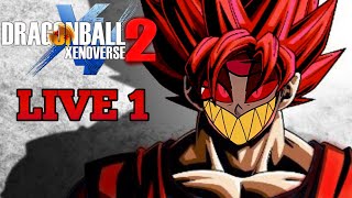 MINHA PRIMEIRA VEZ JOGANDO DRAGON BALL XENOVERSE 2! - Live 1