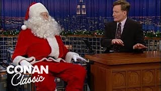 Santa Claus Has A Lot Of Free Time On His Hands | Late Night with Conan O’Brien