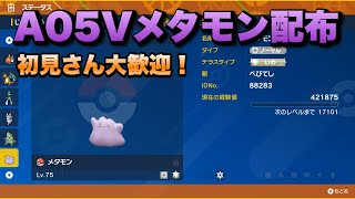 【ポケモンSV】ついに出ました！！！A05Vメタモンレイド配布会！！！！！