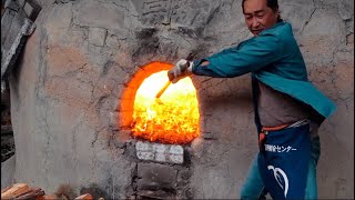 日本の伝統的焼き物を大量生産するプロセス。150年続く日本の陶磁器工房。