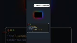 Master CSS Border Animation: Quick Tips & Tricks | Frontend Dev Shorts #education #coding #css