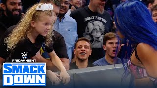 Sasha Banks tries to teach Lacey Evans a lesson in front of Lacey's kid | FRIDAY NIGHT SMACKDOWN